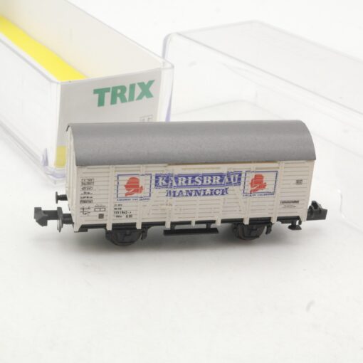 Roco N gedeckter Güterwagen Karlsbräu Mannlich der DB in EVP RR3931 – Bild 3