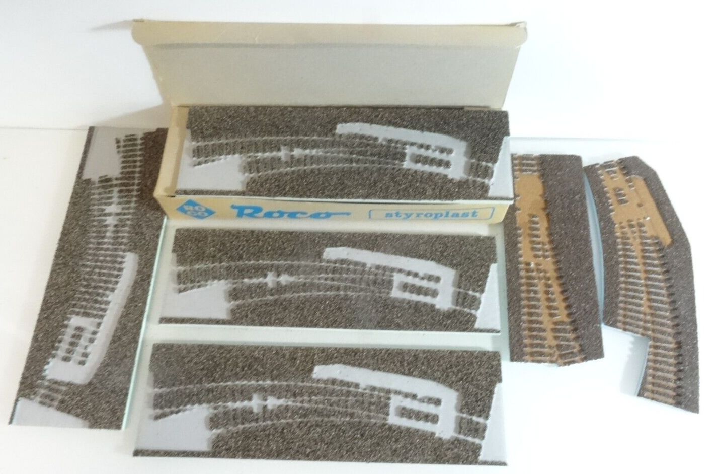 Roco Styroplast H0 Gleisbettung verschieden 6 Stück, siehe Foto in EVP QR6309