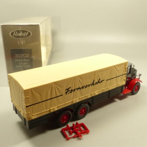 Roskopf 1:87 30202 Mercedes N 56 Pritschenwagen Fernverkehr in OVP EX5976 – Bild 3