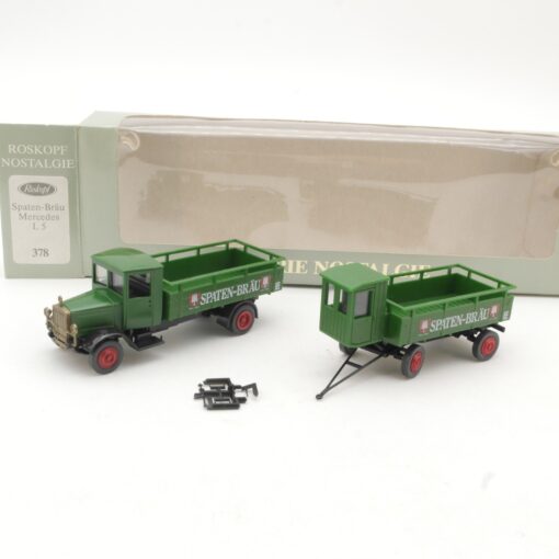 Roskopf 1:87 378 Mercedes L 5 Hängerzug Spaten-Bräu in OVP RR3599
