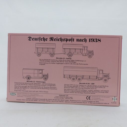 Roskopf 1:87 PMS 85-02 Deutsche Reichspost nach 1938 Set in OVP EX6663 – Bild 3