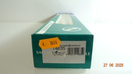 Sachsenmodelle H0 14635 Leerverpackung Bahnpostwagen siehe Foto CK9128