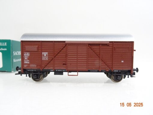 Sachsenmodelle H0 16086 gedeckter Güterwagen der DB in OVP PR7687 – Bild 3