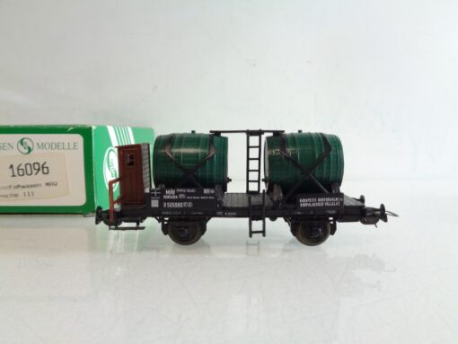 Sachsenmodelle H0 16096 Weinfaßwagen der MAV in OVP BH671 – Bild 3