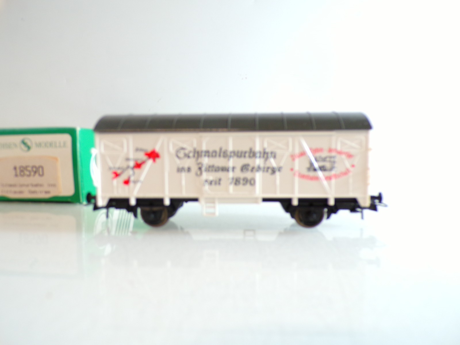 Sachsenmodelle H0 18590 Güterwagen Schmalspurbahn i. Zittauer Geb. in OVP BH1138 – Bild 3