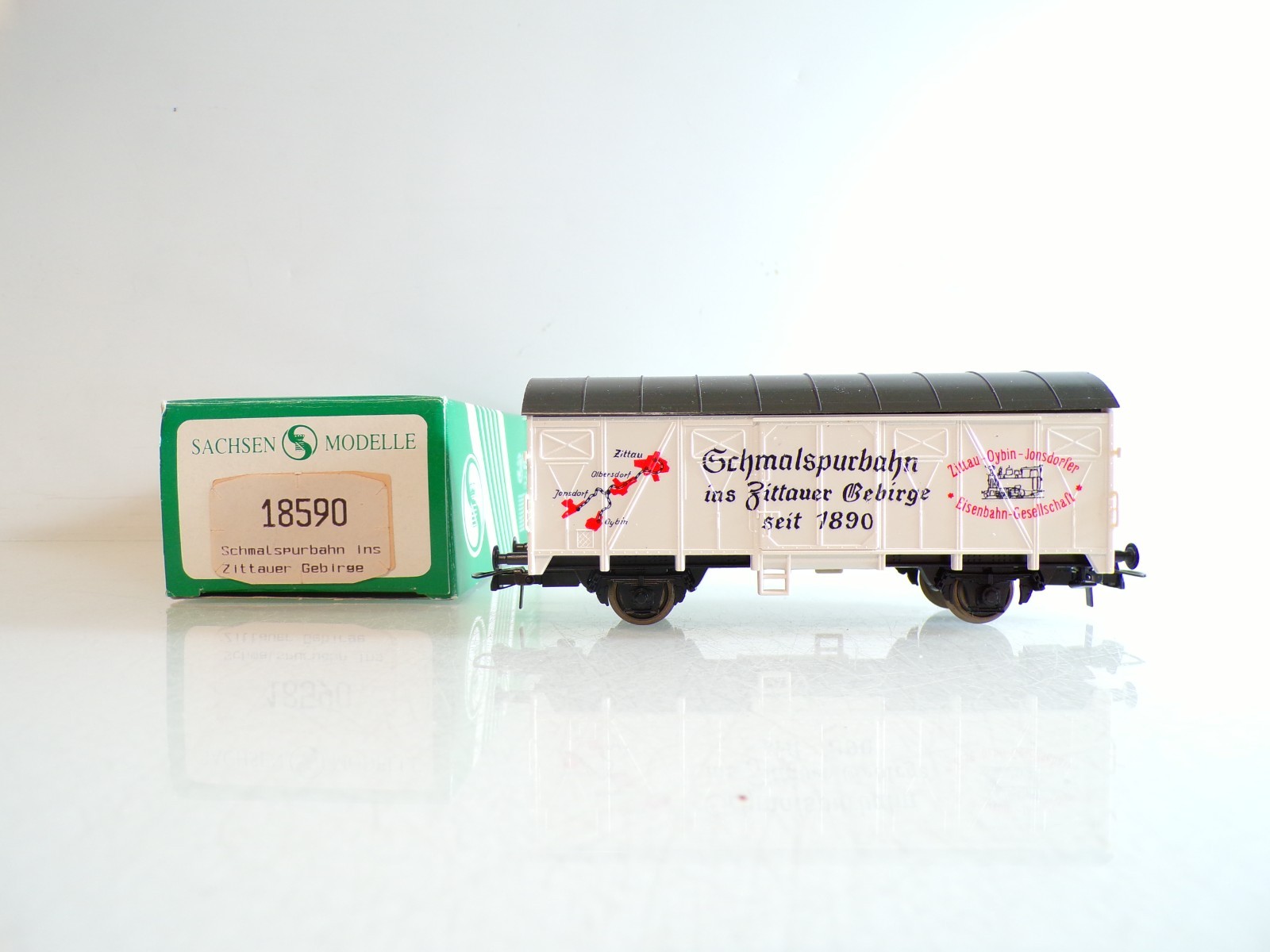 Sachsenmodelle H0 18590 Güterwagen Schmalspurbahn i. Zittauer Geb. in OVP BH1138