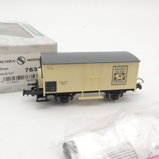 Sachsenmodelle H0 76353 Kühlwagen Brauerei zur Post in OVP QR8089 – Bild 3