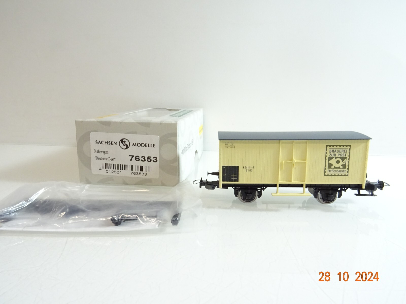 Sachsenmodelle H0 78353 Kühlwagen Deutsche Post in OVP PR3524