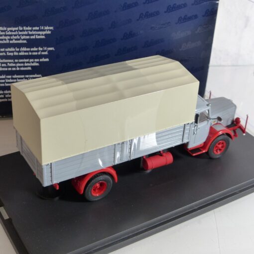 Schuco 1:43 03041 Büssing 8000 Planen-LKW neutral in OVP EX3488 – Bild 3