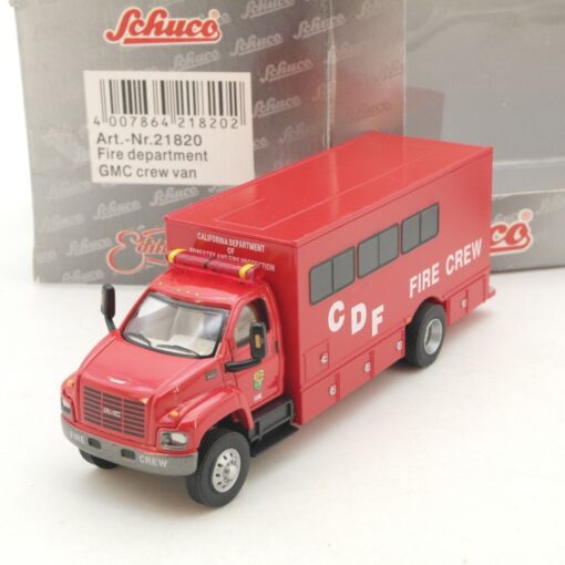Schuco 1:87 21820 Feuerwehr GMC Mannschaftsbus in OVP RG7709