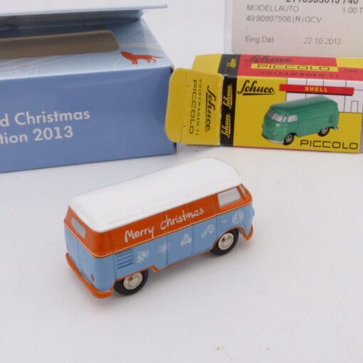 Schuco 1:90 Sondermodell Volkswagen T1 Bus Merry Christmas in OVP EX4849 – Bild 3