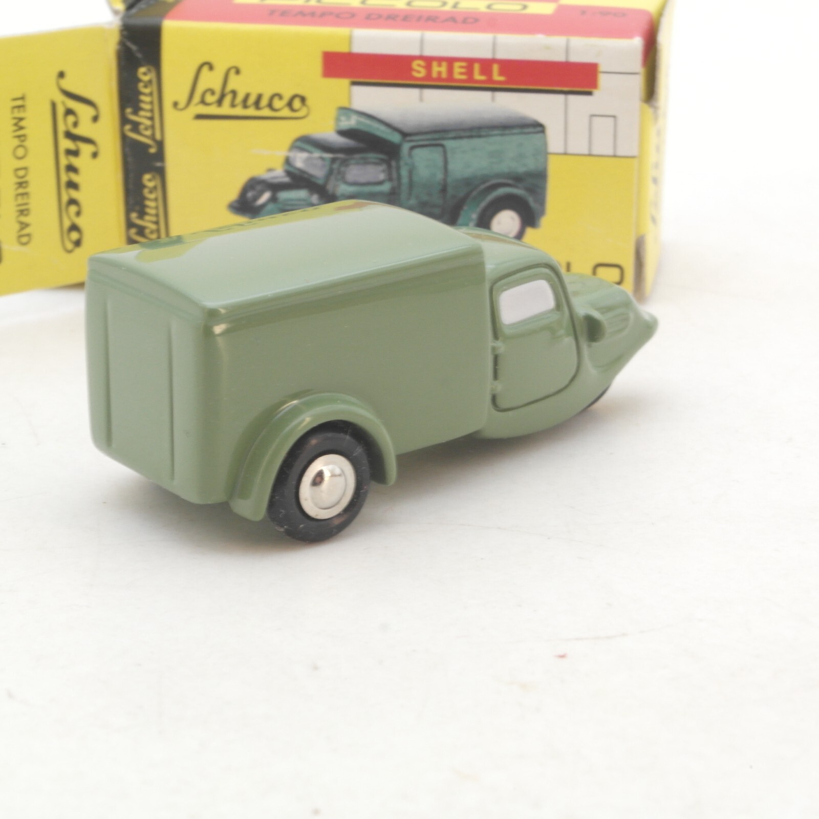 Schuco Piccolo 1:90 Tempo Dreirad neutral in OVP RG7863 – Bild 3