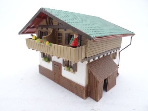 Spur H0 Gebäude mit Balkon 11 x 9 cm aus Anlagerückbau, siehe Bilder QR9885 o. – Bild 3