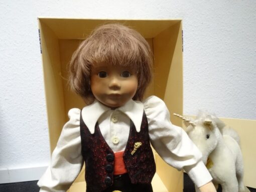 Steiff Puppe 703263 Das tapfere Schneiderlein mit Einhorn in OVP OR8121 – Bild 5