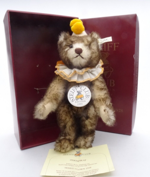 Steiff Teddy Clown 1928 420023 28cm Steiff Club Edition 1993/94 in OVP OR8133