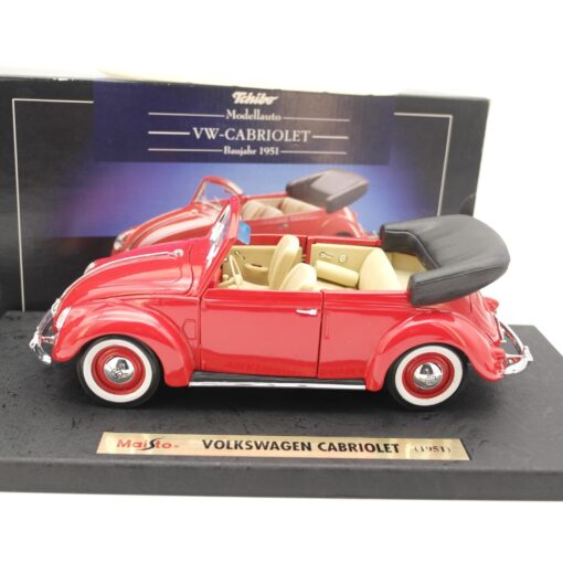 Tchibo / Maisto 1:18 46618 VW Cabriolet Baujahr 1951 in OVP RR2070 – Bild 3
