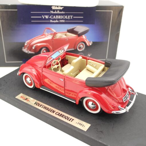 Tchibo / Maisto 1:18 46618 VW Cabriolet Baujahr 1951 in OVP RR2070 – Bild 4