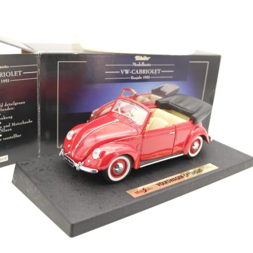 Tchibo / Maisto 1:18 46618 VW Cabriolet Baujahr 1951 in OVP RR2070