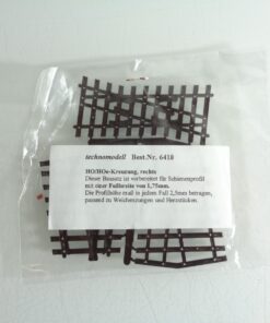 Technomodell H0 H0 6410 Kreuzung rechts ein OVP PK2130