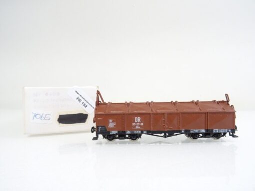 Technomodell H0e 4409 Hochbordwagen mit Klappdeckel der DR in OVP PR152