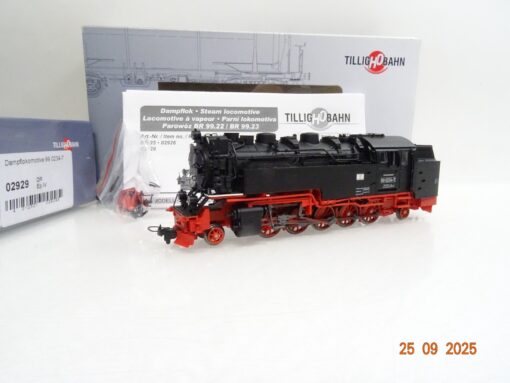 Tillig H0m 02929 Dampflok BR 99 0234-7 der DR in OVP JL3151