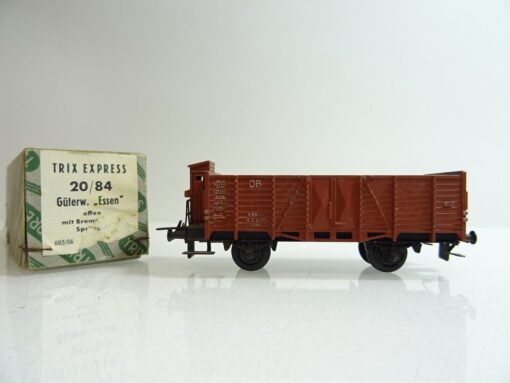 Trix Express H0 20/84 offener Güterwagen mit Bremserhaus Guss in OVP PR888