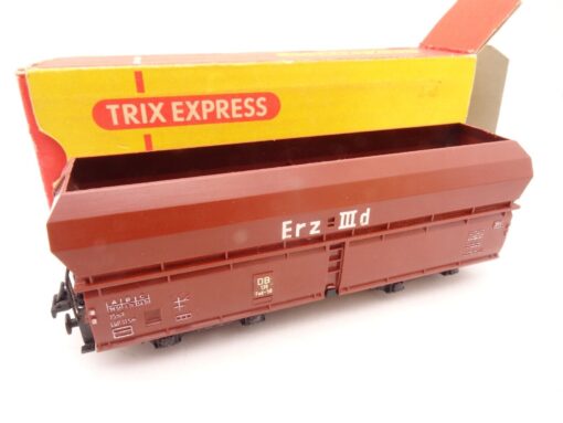 Trix Express H0 487 Schüttgutwagen ERZ IIId der DB in OVP QR370
