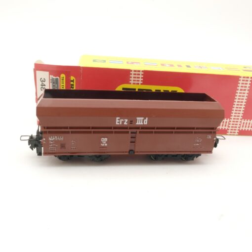 Trix H0 3487 Selbstentladewagen Erz der DB in OVP RR1516 – Bild 3