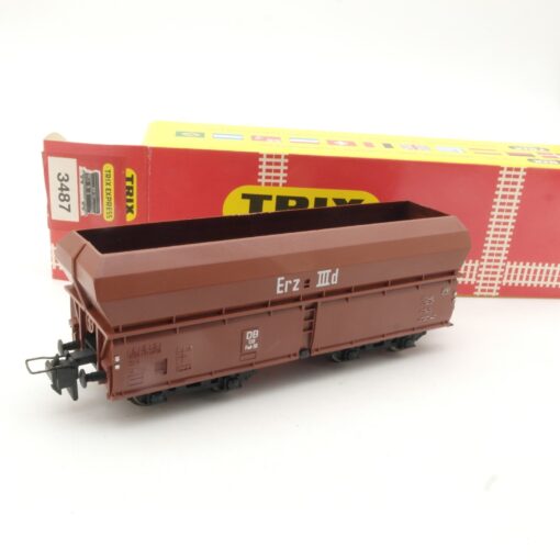 Trix H0 3487 Selbstentladewagen Erz der DB in OVP RR1516