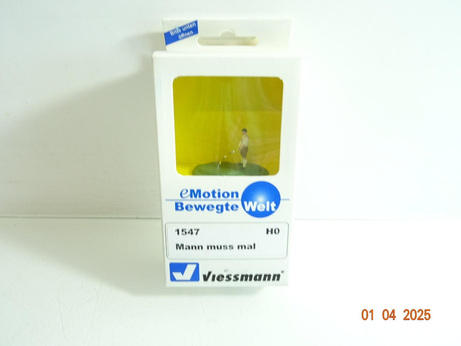 Viessmann H0 1547 Figur Mann muss mal in OVP CK7161