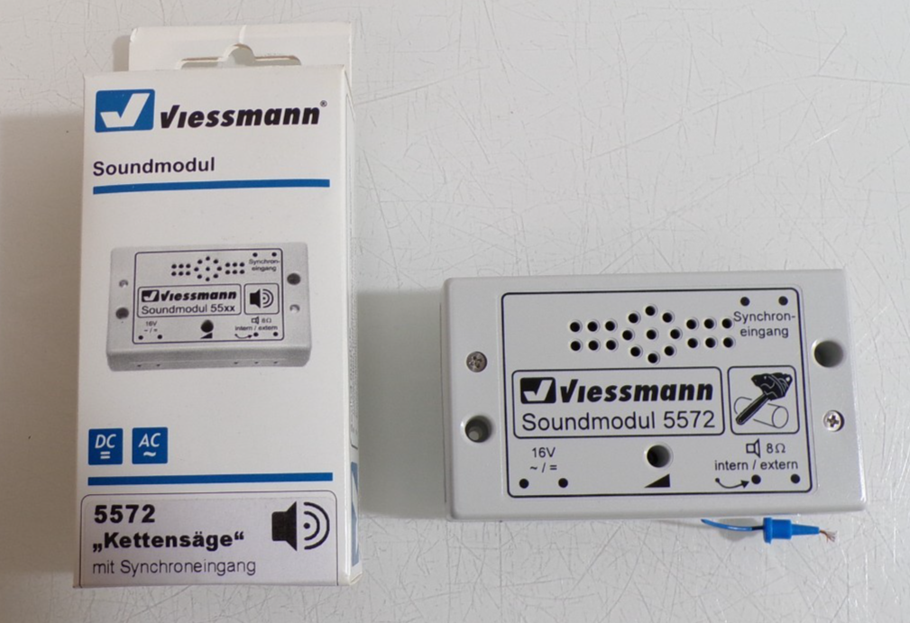 Viessmann H0 5572 Soundmodul Kettensäge siehe Foto in OVP PK2894