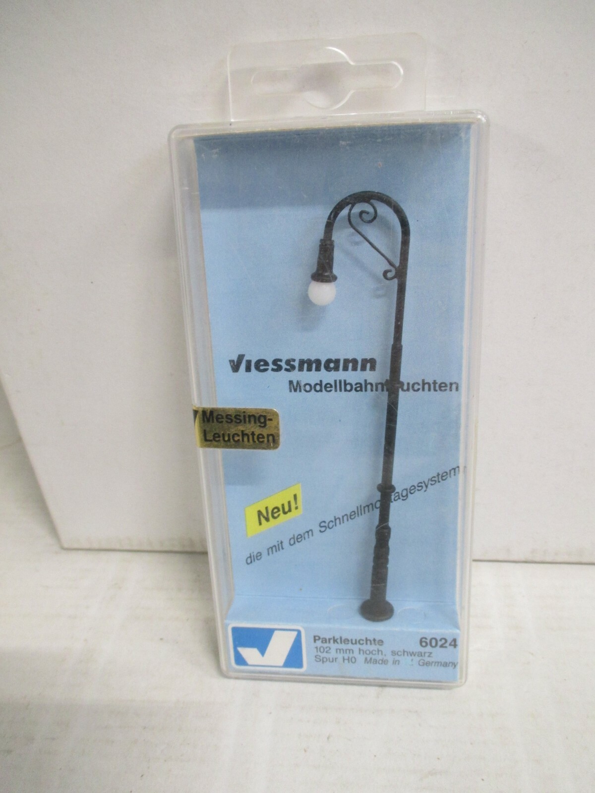 Viessmann H0 6024 Parkleuchte 102mm hoch, schwarz m.OVP WZ3010