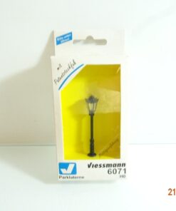 Viessmann H0 6071 Parklaterne schwarz mit klarem Schirm LED in OVP CK5437