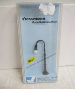 Viessmann H0 6110 Bogenleuchte  62 mm hoch, schwarz m.OVP WZ2644