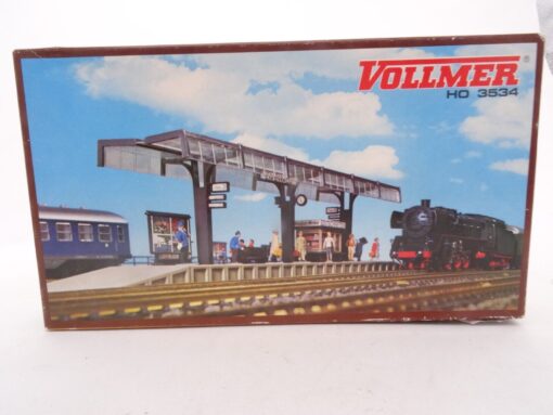 Vollmer H0 3534 Bausatz Bahnsteig neuwertig in OVP QR4367