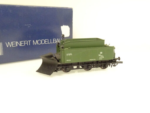 Weinert H0 4111 Fertigmodell Schneepflug mit Tender in OVP LE2510