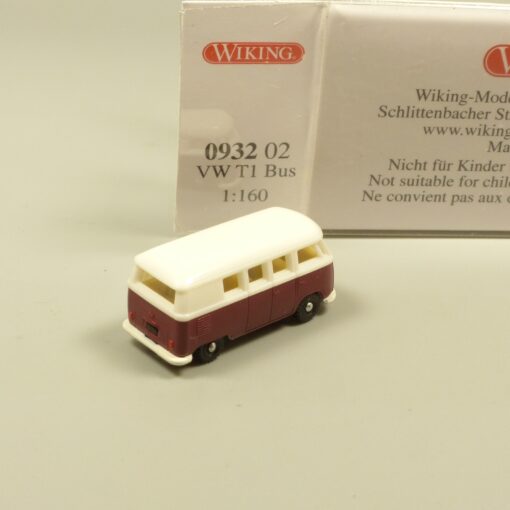 Wiking 1:160 N 093202 VW T1 Bus zweifarbig in OVP EX6221 – Bild 3