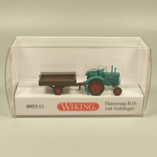 Wiking 1:160 N 095303 Hanomag R 16 Traktor mit Anhänger in OVP EX6215 – Bild 4