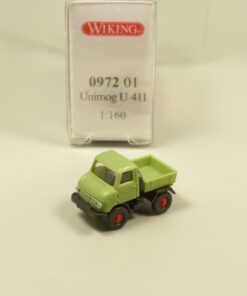 Wiking 1:160 N 097201 Unimog U 411 resedagrün in OVP EX6220