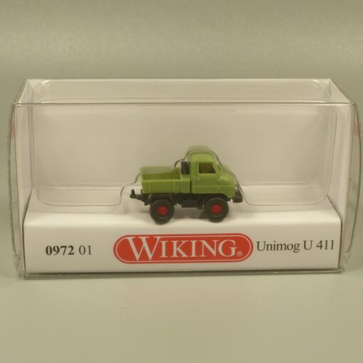Wiking 1:160 N 097201 Unimog U 411 resedagrün in OVP EX6220 – Bild 4