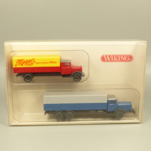 Wiking 1:160 N 9430122 LKW MB L 10.000 und L 2.500 Pritsche/Plane in OVP EX6138