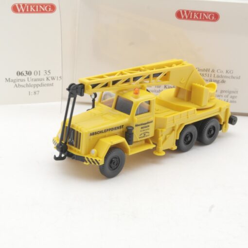 Wiking 1:87 0630 01 35 Magirus-Deutz Uranus KW15 Abschleppwagen in OVP RR3331