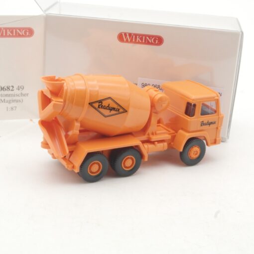 Wiking 1:87 0682 49 Magirus Betonmischer Readymix in OVP RR2742 – Bild 3