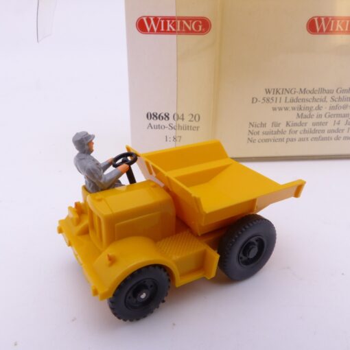 Wiking 1:87 08680420 Auto-Schütter orange in OVP EX6868 – Bild 3