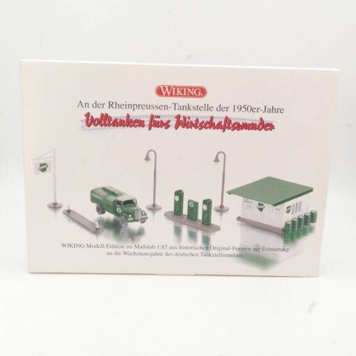 Wiking 1:87 0990 77 An der Rheinpreussen-Tankstelle der 50er Jahre in OVP RR3134 – Bild 4