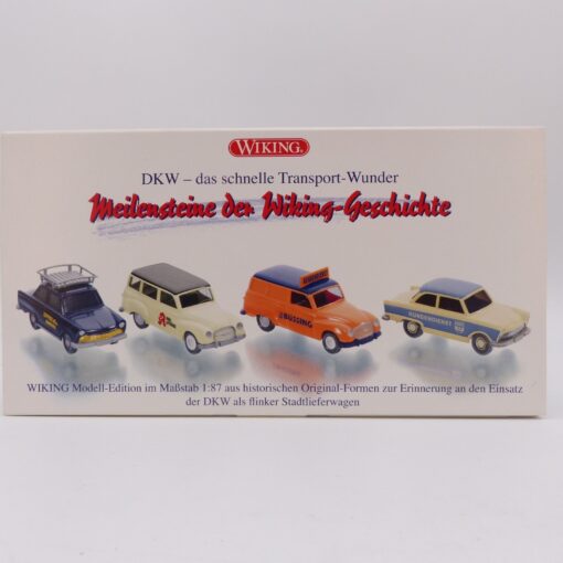 Wiking 1:87 099076 DKW - das schnelle Transport-Wunder 4er-Set in OVP EX6460