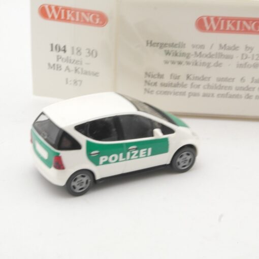 Wiking 1:87 104 18 30 MB A Klasse Polizei in OVP QR6691 – Bild 3