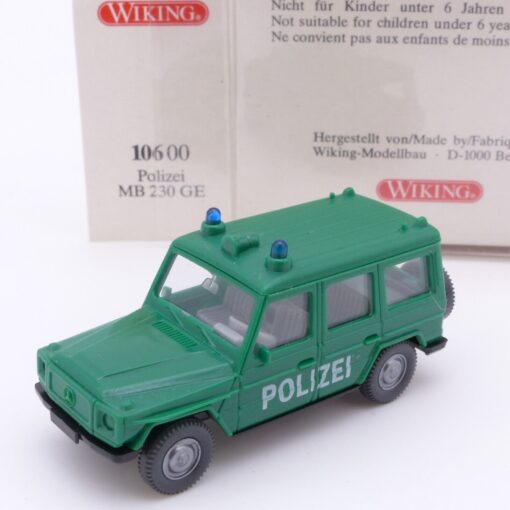Wiking 1:87 10600 Mercedes Benz 230 GE Polizei in OVP EX3272