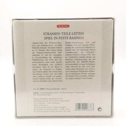 Wiking 1:87 1199 03 Straßen Bausatz Kurve neuwertig in OVP QR8605 – Bild 4
