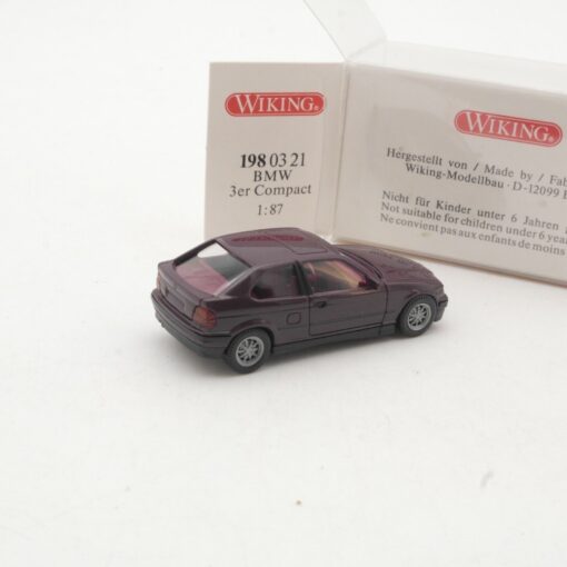 Wiking 1:87 1980321 BMW 3er Compact in OVP QR9955 – Bild 3